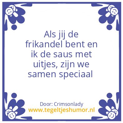 Tegeltje: Friek