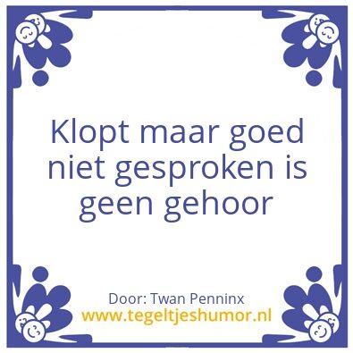 Tegeltje: Twan