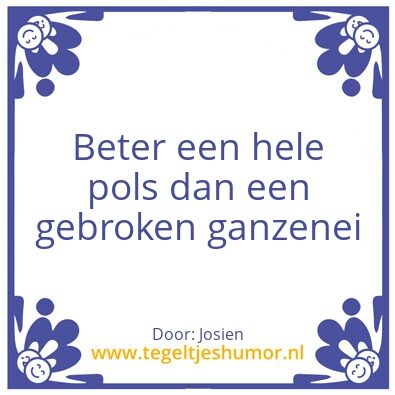 Tegeltje: Buuf