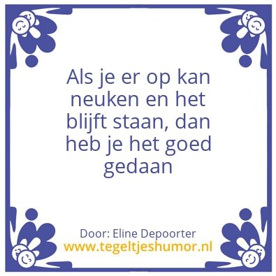Tegeltje: Quote