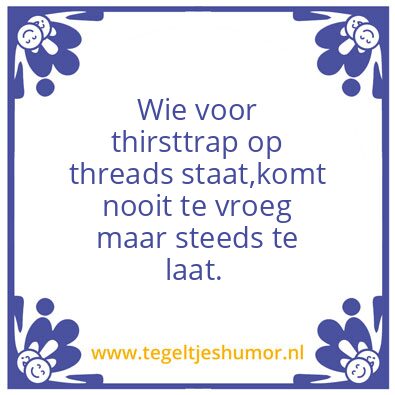 Tegeltje: Trap