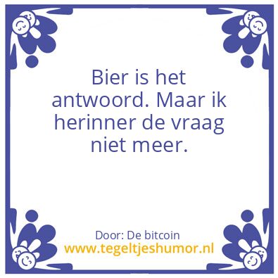 Tegeltje: Ja