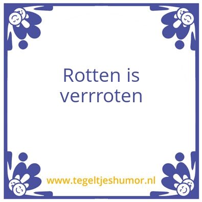 Tegeltje: Test