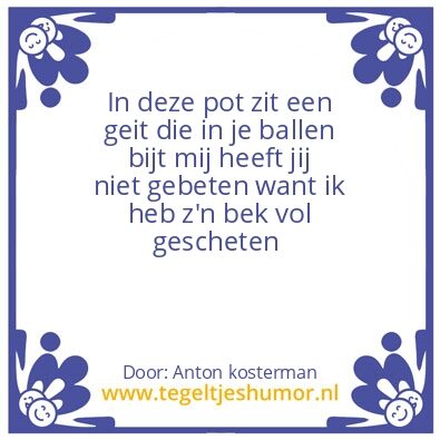 Tegeltje: Anton