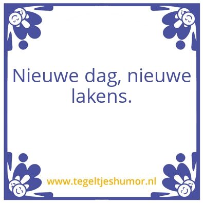 Tegeltje: Bafsap