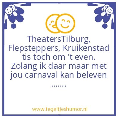 Tegeltje: Flepsteppers