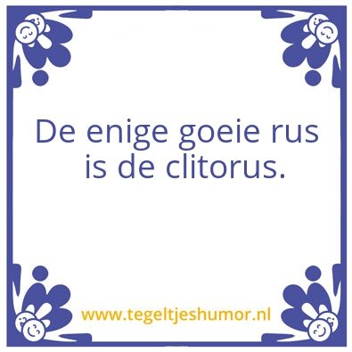 Tegeltje: Rus