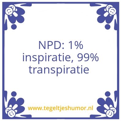 Tegeltje: NPD
