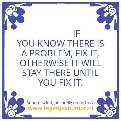 Tegeltje: Correct it !