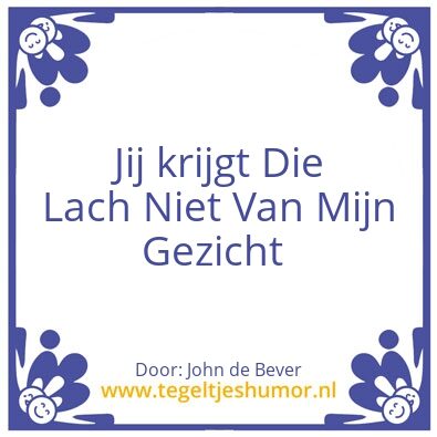 Tegeltje: John de Bever