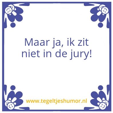 Tegeltje: Bap op stap