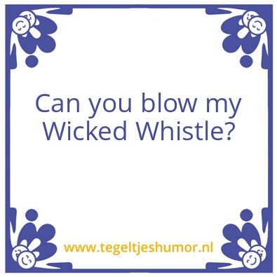 Tegeltje: VWCO&N2