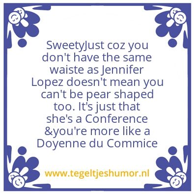 Tegeltje: Pears