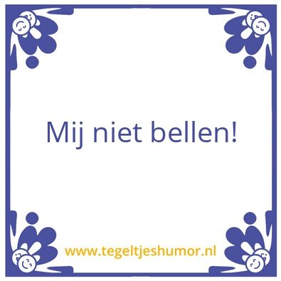 Tegeltje: Topper!