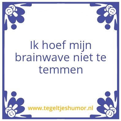 Tegeltje: Wave