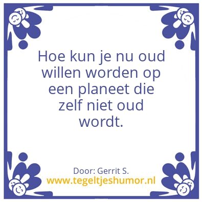 Tegeltje: Ik ben Gerrit.