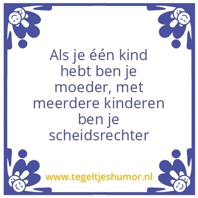 Tegeltje: moeder