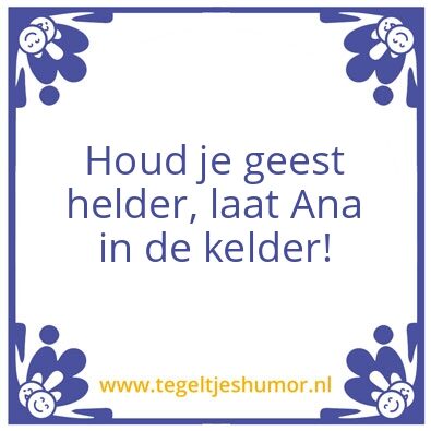 Tegeltje: bammm