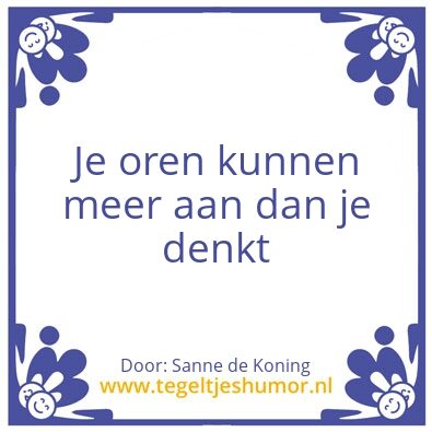 Tegeltje: sdf