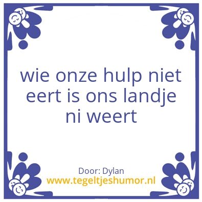 Tegeltje: horeca