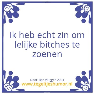 Tegeltje: Ben
