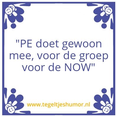 Tegeltje: NOW