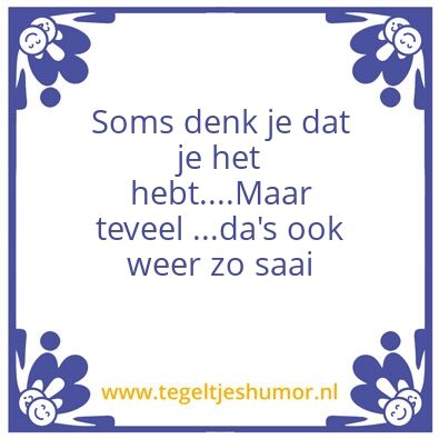 Tegeltje: Balans