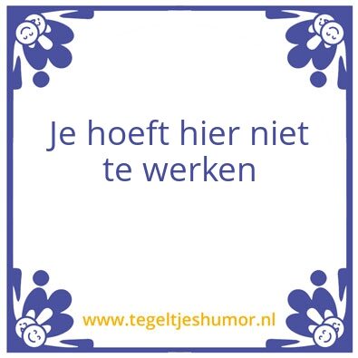 Tegeltje: Mark