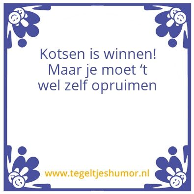 Tegeltje: Kortsen