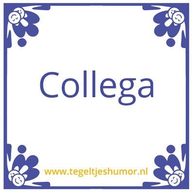 Tegeltje: P