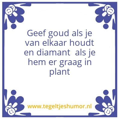 Tegeltje: Diamant