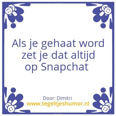 Tegeltje: Kanker
