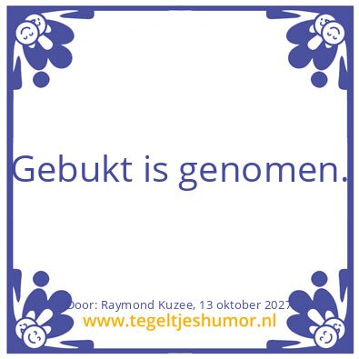 Tegeltje: Marokko