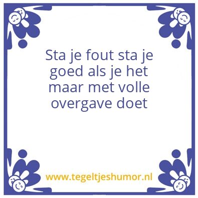 Tegeltje: Recht