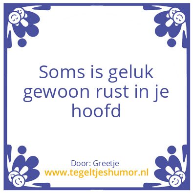 Tegeltje: Mine