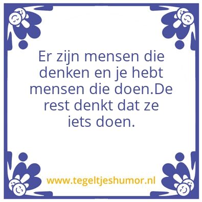Tegeltje: Mensen