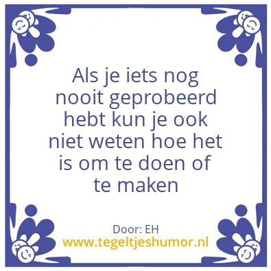 Tegeltje: Zelfstandigheid