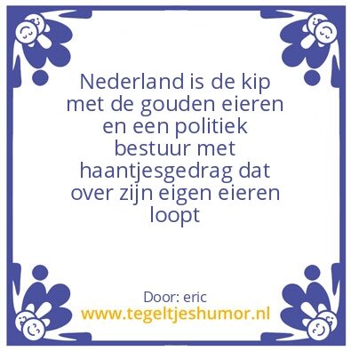 Tegeltje: De kip