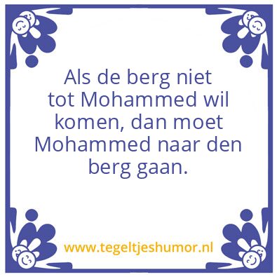 Tegeltje: Mohammed