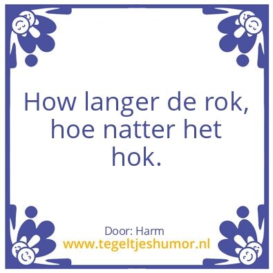 Tegeltje: rok