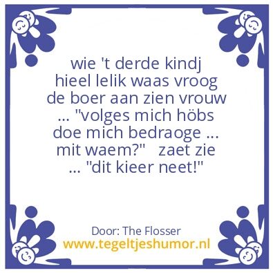 Tegeltje: mannen