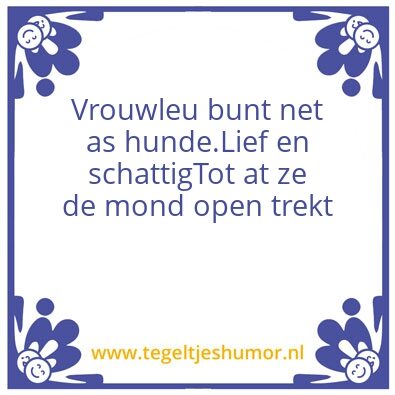 Tegeltje: X