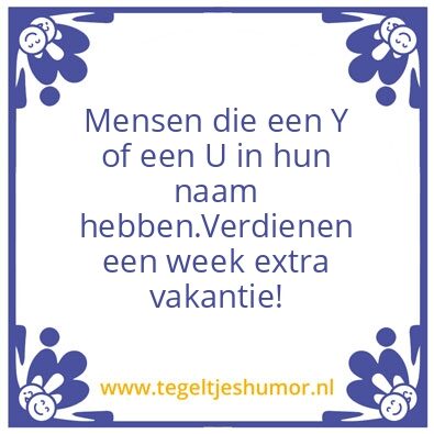 Tegeltje: Ik