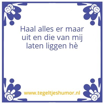 Tegeltje: titel