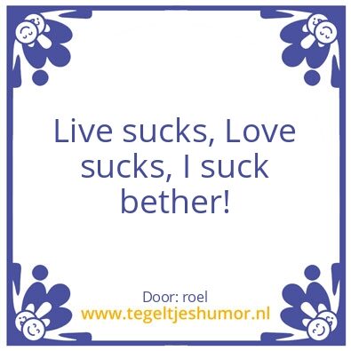 Tegeltje: live