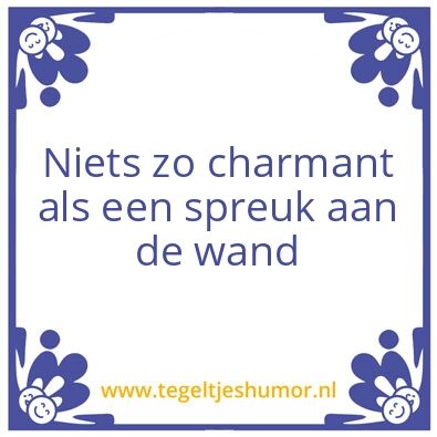 Tegeltje: HF