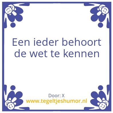 Tegeltje: D