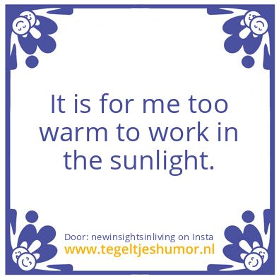 Tegeltje: “Our Path”