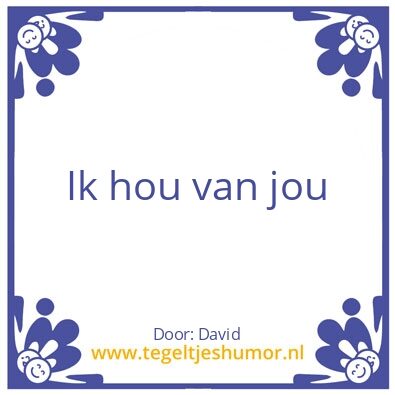 Tegeltje: Leen