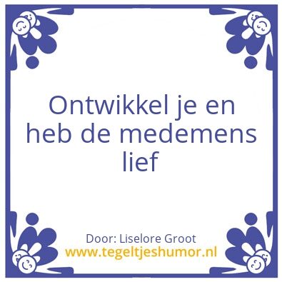 Tegeltje: groot